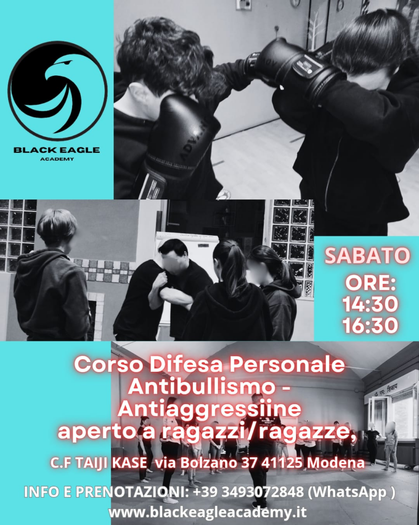 CORSO ANTIBULLISMO ANTIAGGRESSIONE RAGAZZI/E
