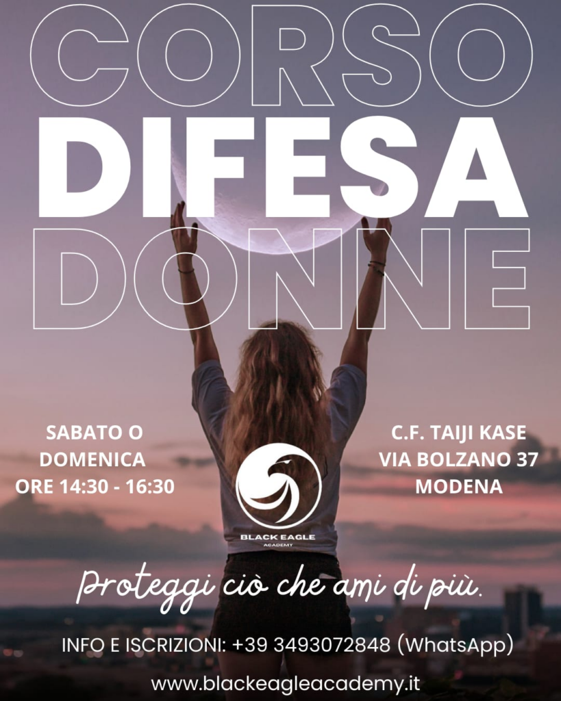 CORSO DIFESA PER DONNE FULL IMMERSION durata 12 ore